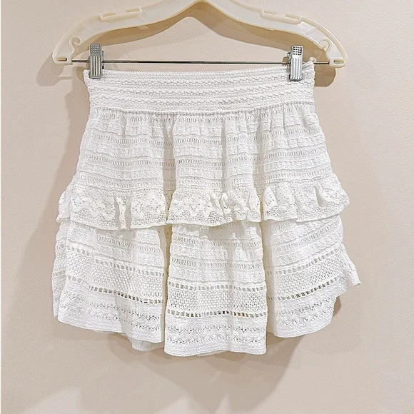🔥Aerie White Lace Skirt Size XS Like New🔥 - Picture 1 of 7